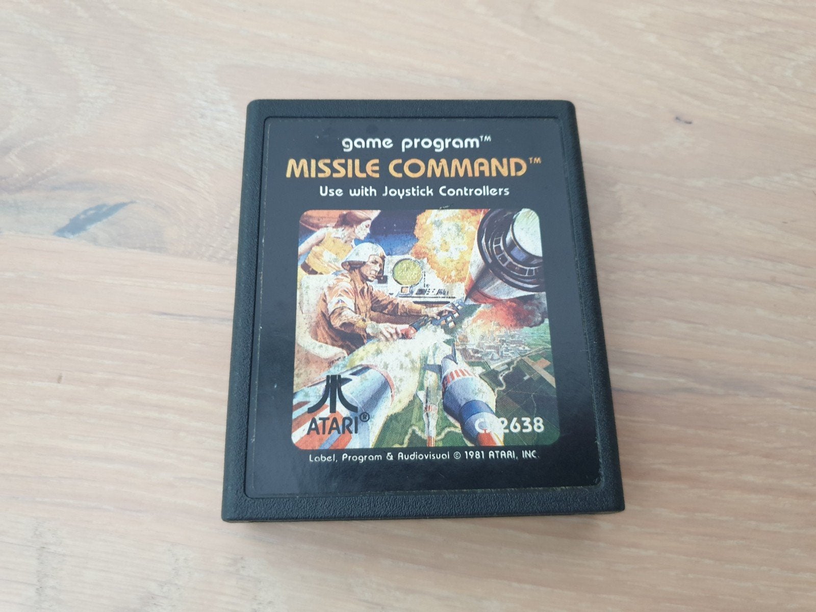 Atari 2600 Missile Command (CX2638) Topstaat, Spelcomputers en Games, Games | Atari, Shooter, 1 speler, Ophalen of Verzenden, Zo goed als nieuw