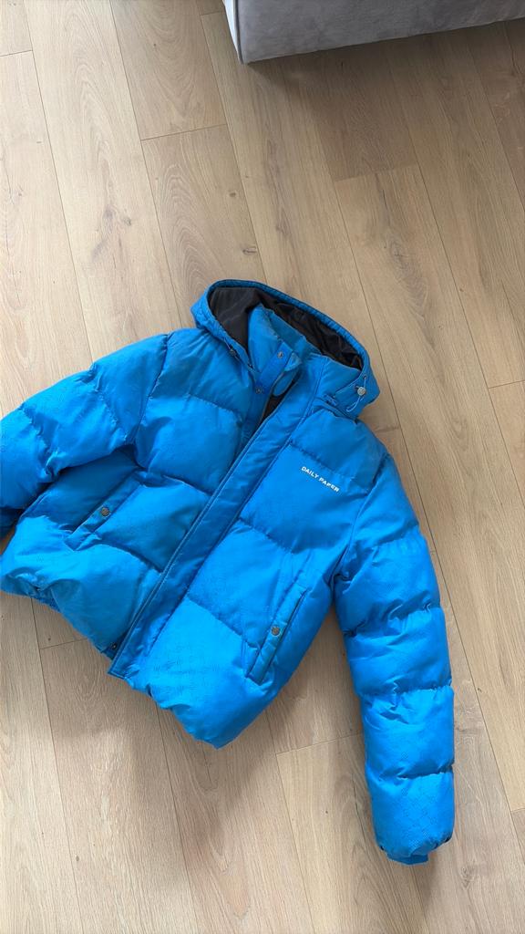 Daily Paper winterjas heren, Ophalen, Gedragen, Maat 52/54 (L), Blauw