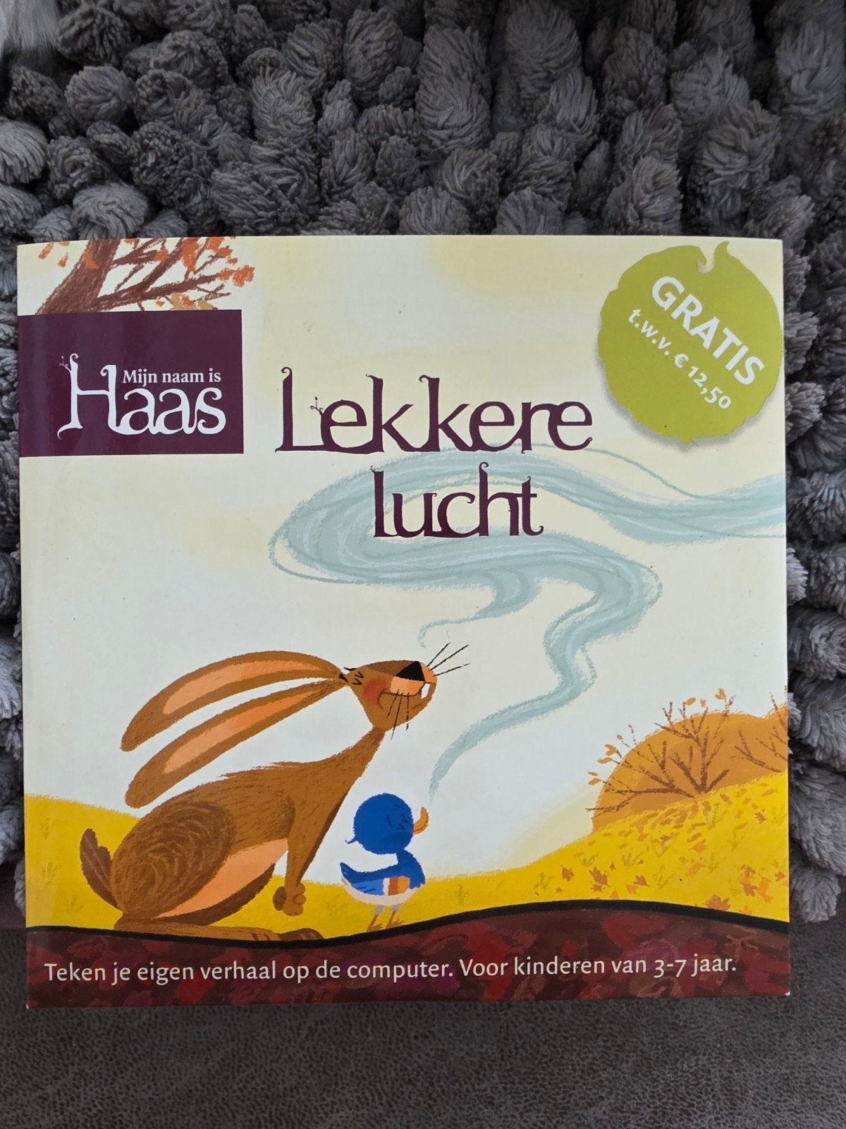 Mijn naam is Haas - Lekkere Lucht (3-7 jaar), 3 tot 4 jaar, Wouter Tulp / Cornelis Illustraties B.V., Ophalen of Verzenden, Zo goed als nieuw