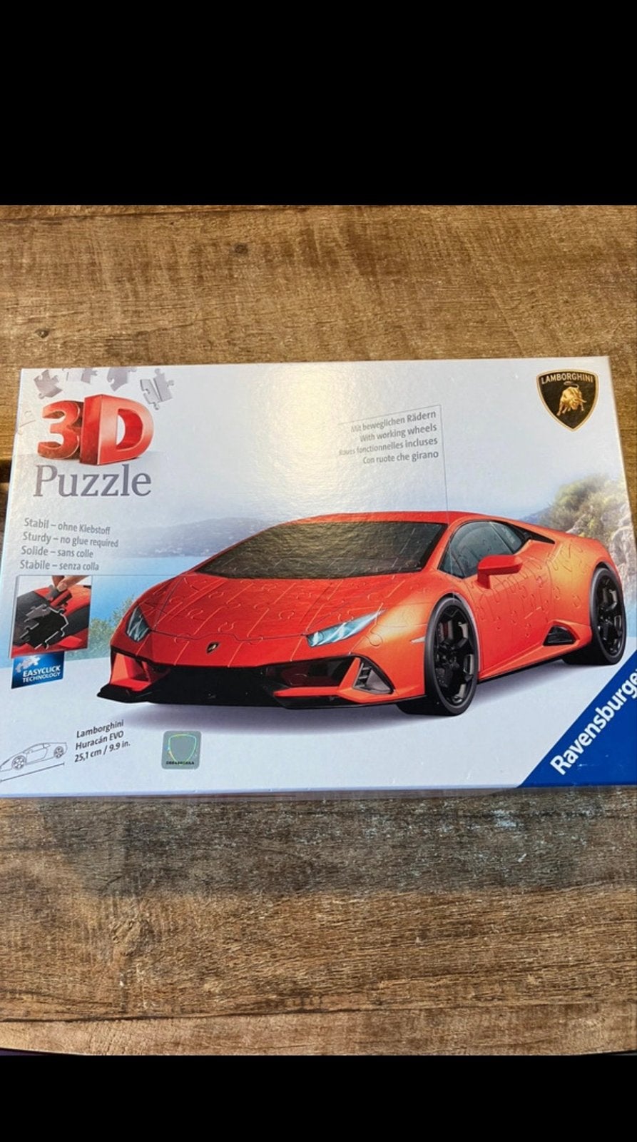 Ravensburger 3D Puzzel Lamborghini Huracán EVO, Ophalen of Verzenden, Meer dan 50 stukjes, Zo goed als nieuw, 6 jaar of ouder