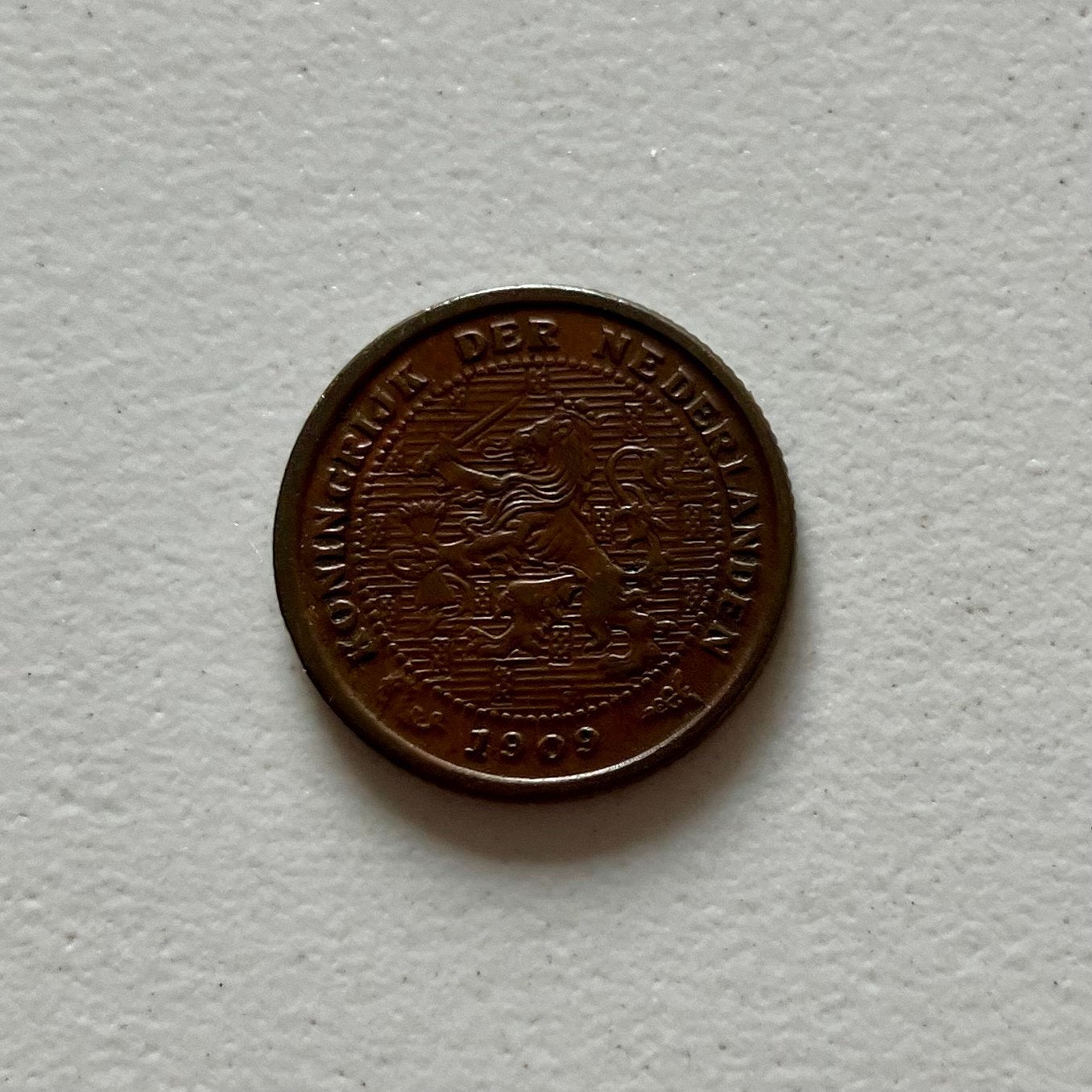 Nederland 0,5 halve cent 1909 Prachtig, Verzenden, Koningin Wilhelmina, Overige waardes