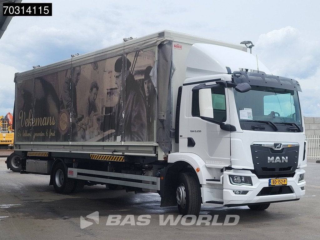 MAN TGM 15.250 4X2 42.000 kms! 15 tons marktwagen BDF Automa, Auto's, Vrachtwagens, Automaat, Euro 6, MAN, Bedrijf