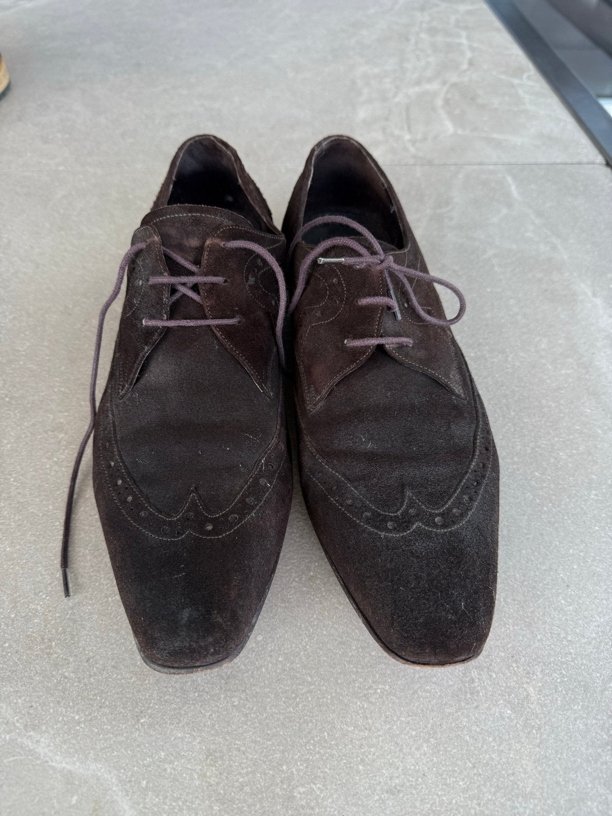 Vera Cursio Tomasso schoenen maat 43 - prima staat, Kleding | Heren, Verzenden, Gedragen, Bruin, Veterschoenen