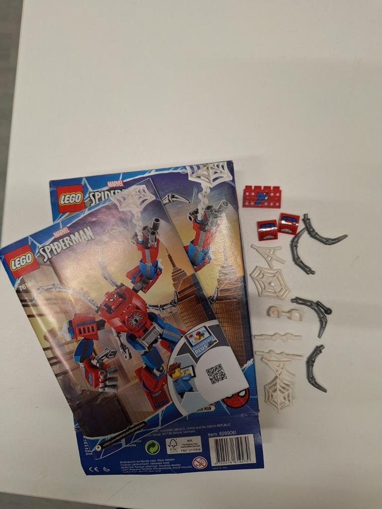 LEGO Spider-Man Mech 76146  doos, boekje, Marvel, Lego, Compleet, Ophalen of Verzenden