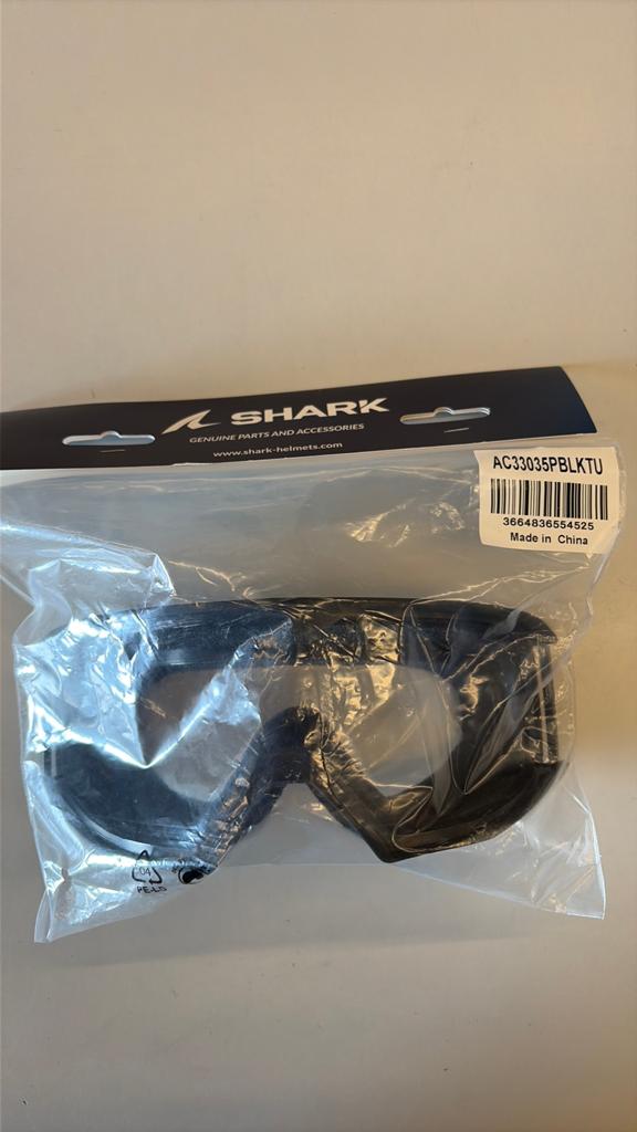 Losse bril montuur zwart Shark helm street drak raw, Motoren, Ophalen of Verzenden, Nieuw met kaartje, Jethelm, Shark
