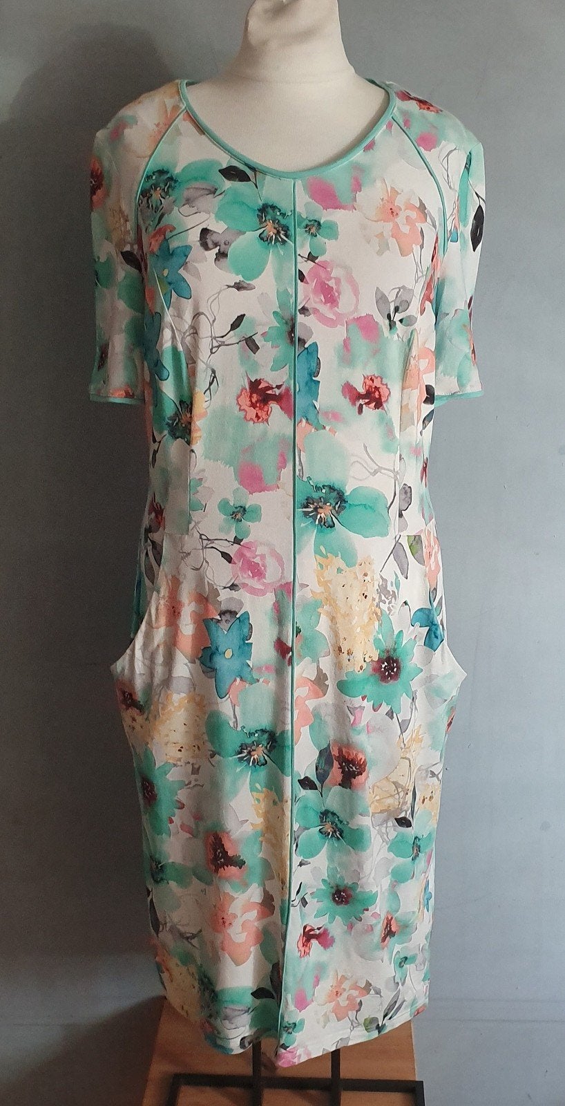 Frank Walder jurk, Kleding | Dames, Jurken, Zo goed als nieuw, Maat 38/40 (M), Overige kleuren, Knielengte, Ophalen of Verzenden