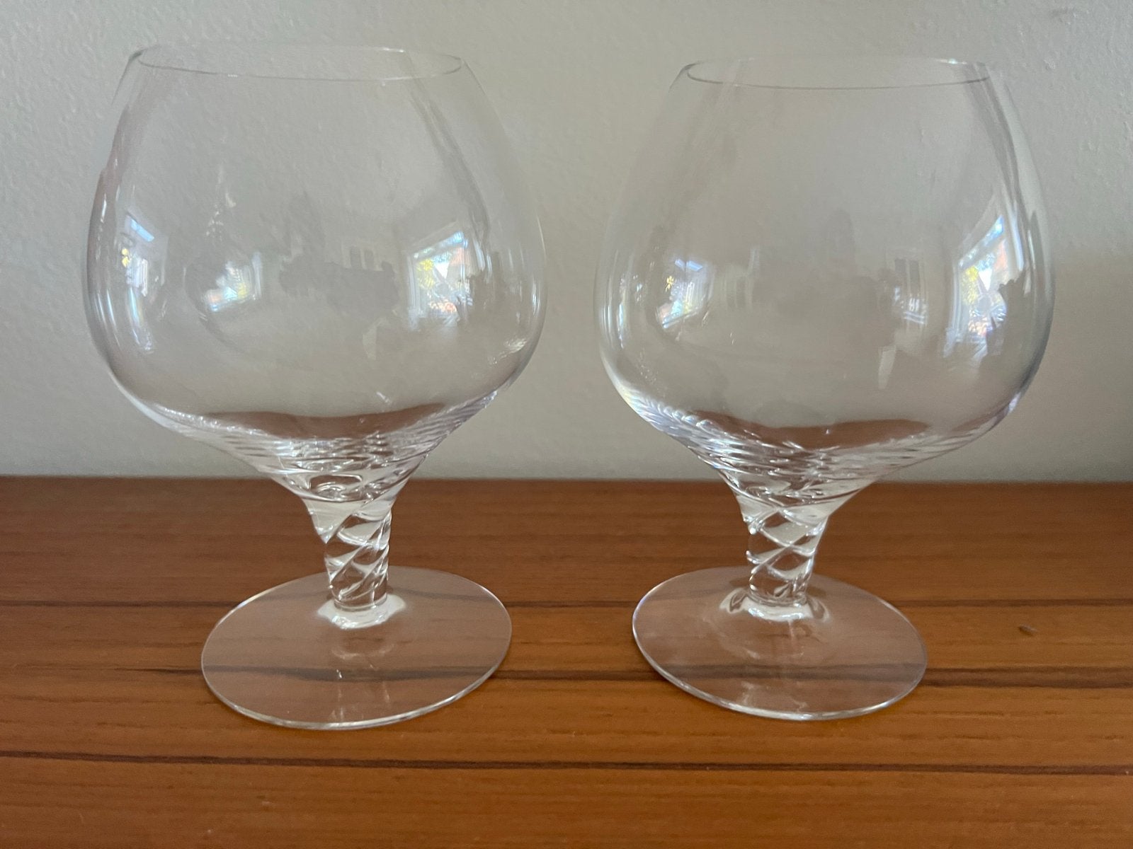 2 Orrefors "Anne" cognac glazen - Anne Nilsson design, Ophalen of Verzenden