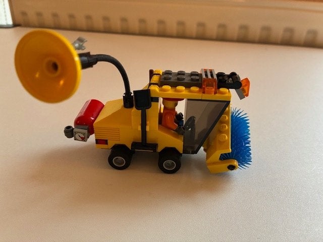 Lego city straatveegmachine 7242, City, Lego, Ophalen of Verzenden, Zo goed als nieuw