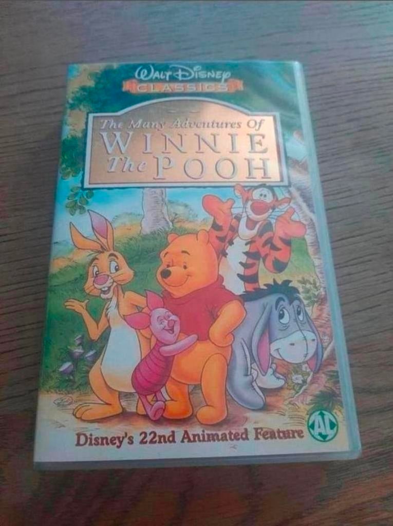 The Many Adventures of Winnie the Pooh videoband., Cd's en Dvd's, Alle leeftijden, Ophalen of Verzenden, Gebruikt, Tekenfilms en Animatie