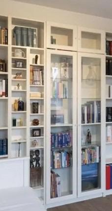 Ikea billy vitrinekast/boekenkast, Ophalen, Gebruikt, 200 cm of meer, 200 cm of meer