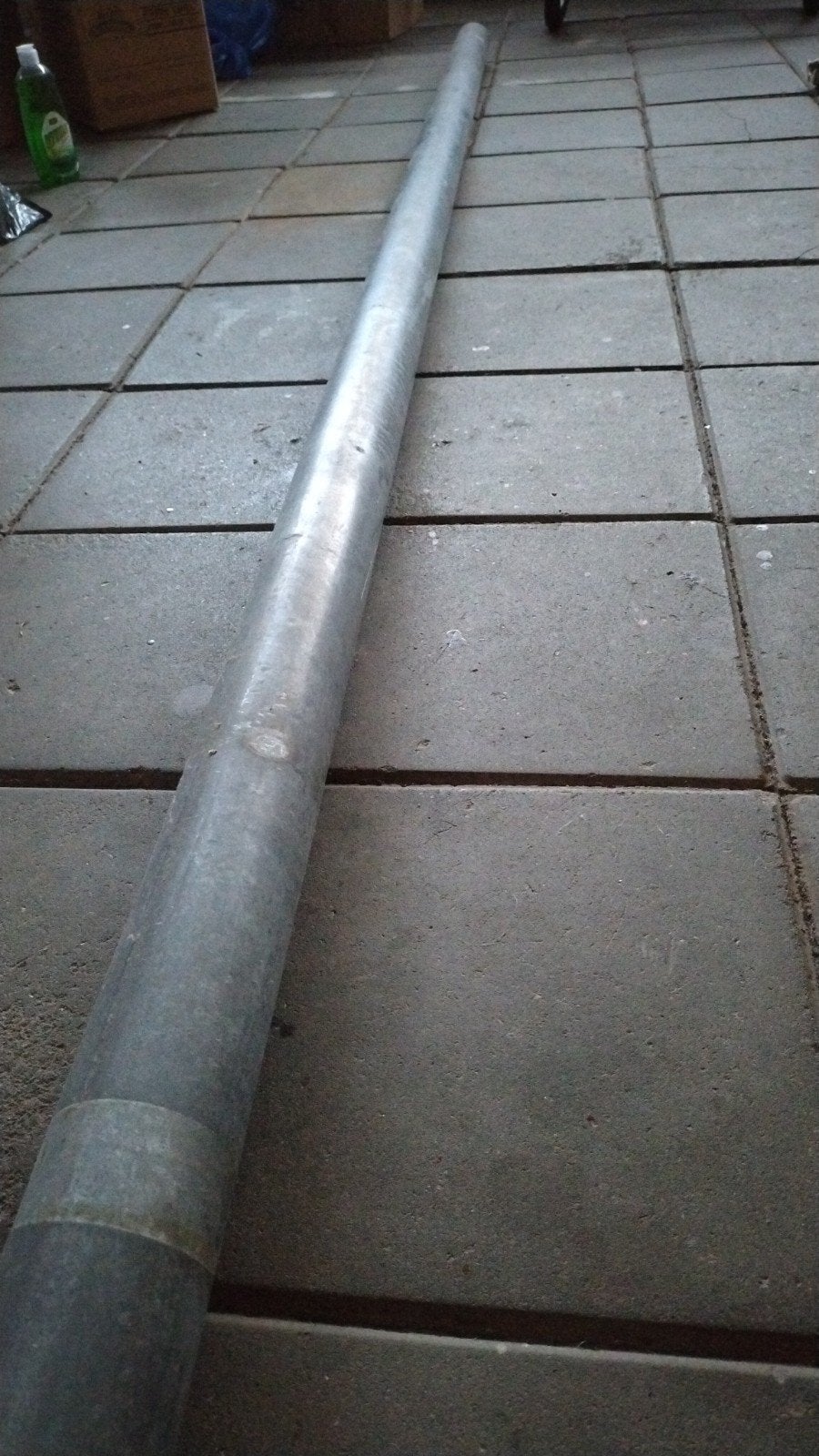 Stalen pijp 7,6 x 300 cm, Ophalen, Gebruikt