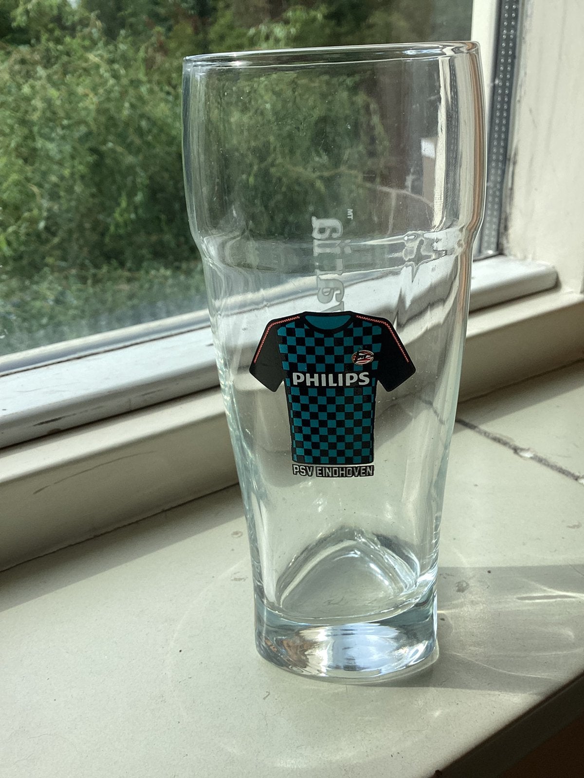 Bierglas Bavaria PSV Eindhoven, Verzamelen, Biermerken, Verzenden, Zo goed als nieuw, Glas of Glazen, Bavaria