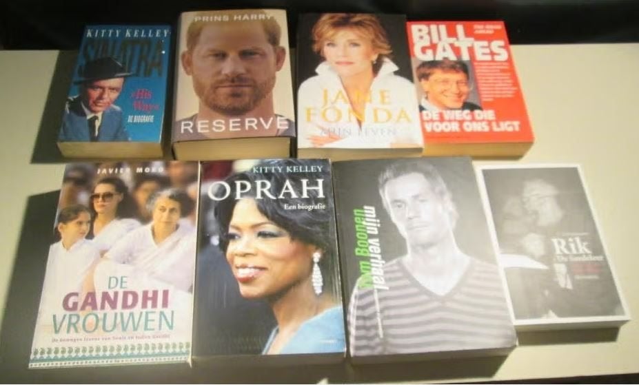 8 Prachtige Biografie Boeken, Ophalen of Verzenden, Zo goed als nieuw, Sport