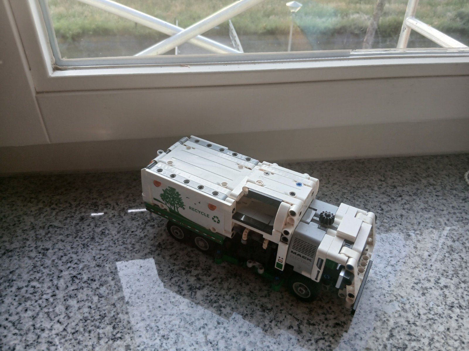 Lego Technic Vuilniswagen - niet compleet, zonder boekje, Ophalen of Verzenden, Gebruikt, Lego