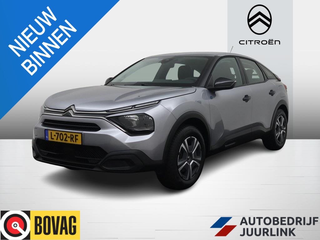 Citroen Ë-C4 Live 50 kWh SOH 89,5%/Cruise/Apple Carplay/Cli, Auto's, Dealer onderhouden, Gebruikt, Zwart, 315 min