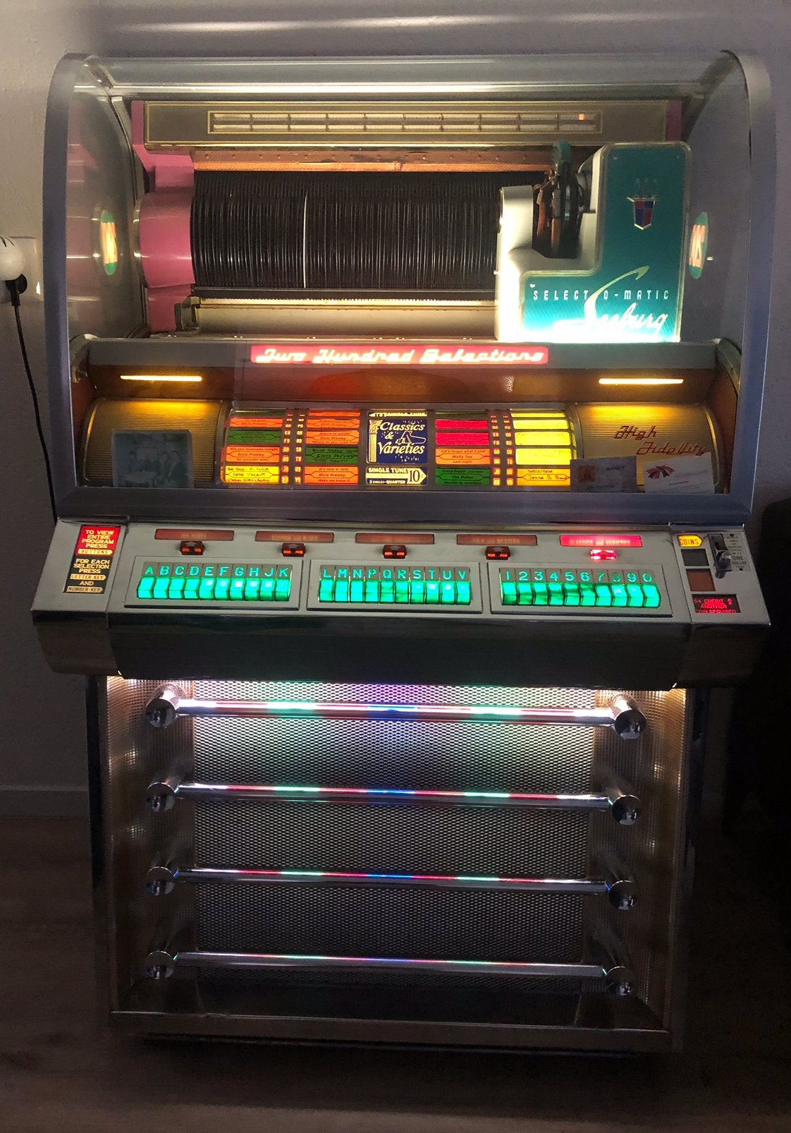 Vintage Seeburg Jukebox - Select-O-Matic, Verzamelen, Gebruikt, 1950 tot 1960, Seeburg, Ophalen