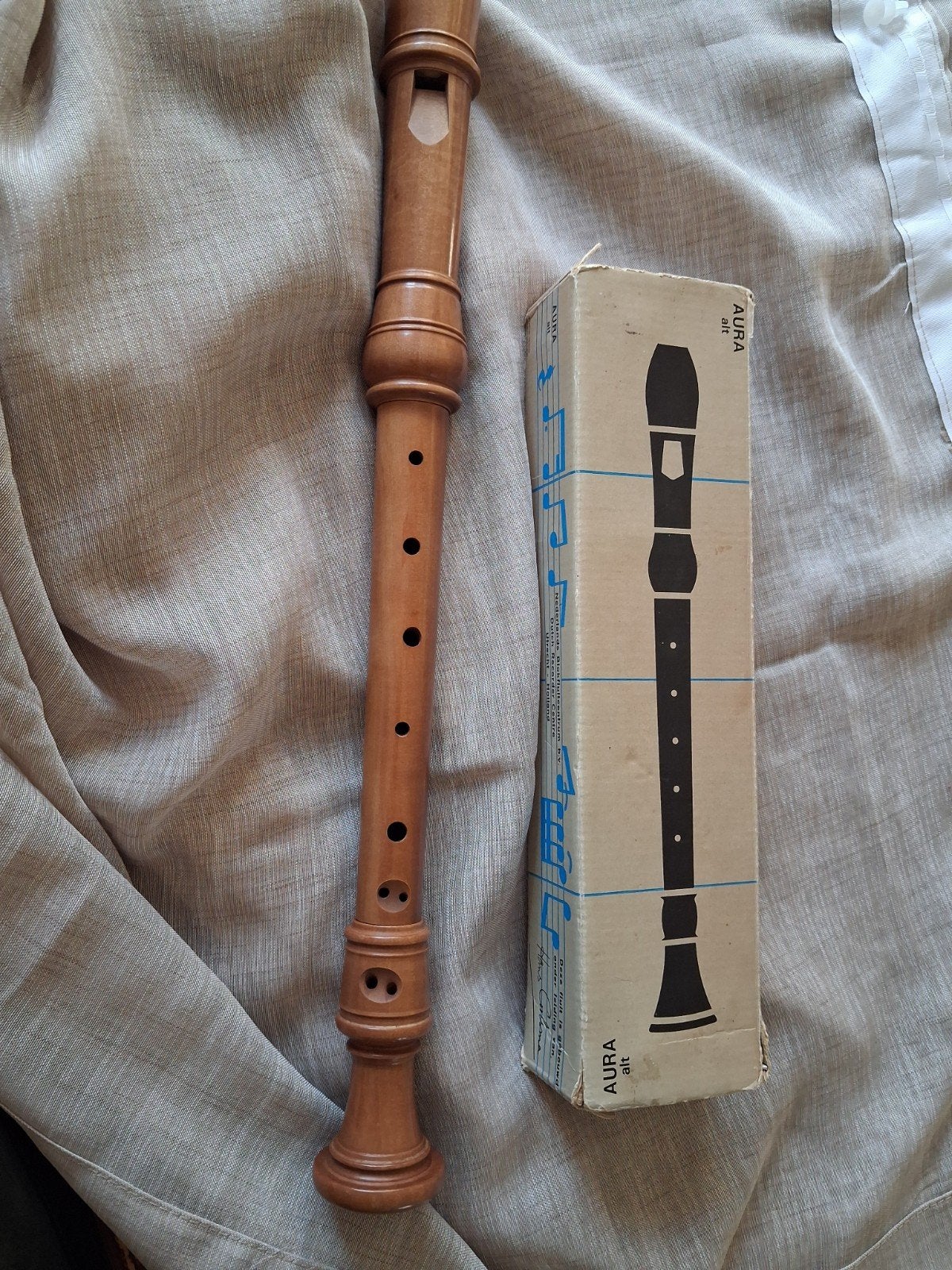 altfluit aura9 te koop, Muziek en Instrumenten, Ophalen of Verzenden, Zo goed als nieuw