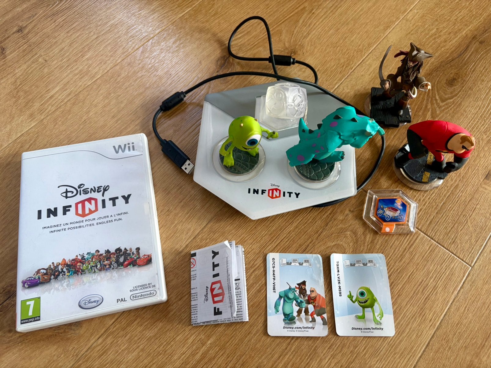 Nintendo Wii - Disney infinity, Spelcomputers en Games, Ophalen of Verzenden, Gebruikt, Met games