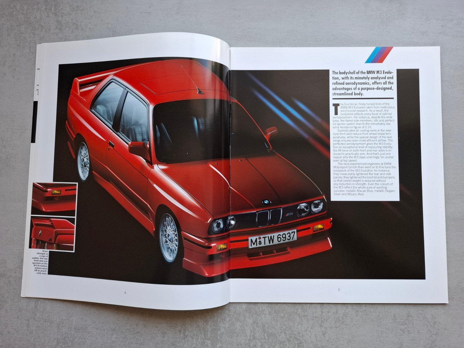 BMW M3 Evolution - M3 Cabrio brochure - 1988, Boeken, Auto's | Folders en Tijdschriften, Ophalen of Verzenden, Zo goed als nieuw