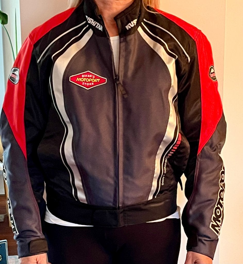 Nieuwe motor doorwaai jas, dames, S, merk Kushitani, Motoren, Kleding | Motorkleding, Jas | textiel, Ophalen of Verzenden, Nieuw zonder kaartje