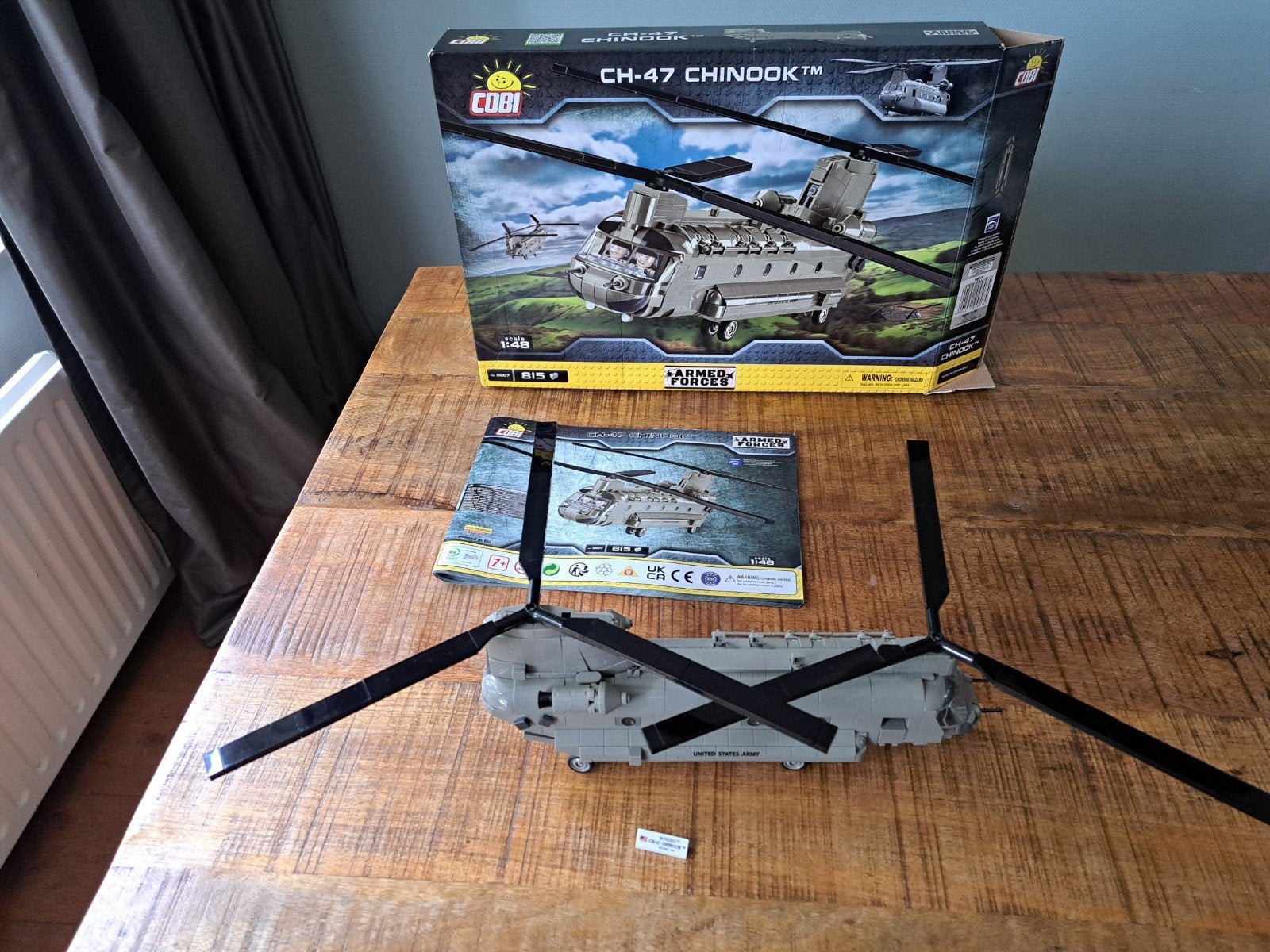 Cobi CH-47 Chinook bouwset - Schaal 1:48, Ophalen of Verzenden, Zo goed als nieuw, Overige merken