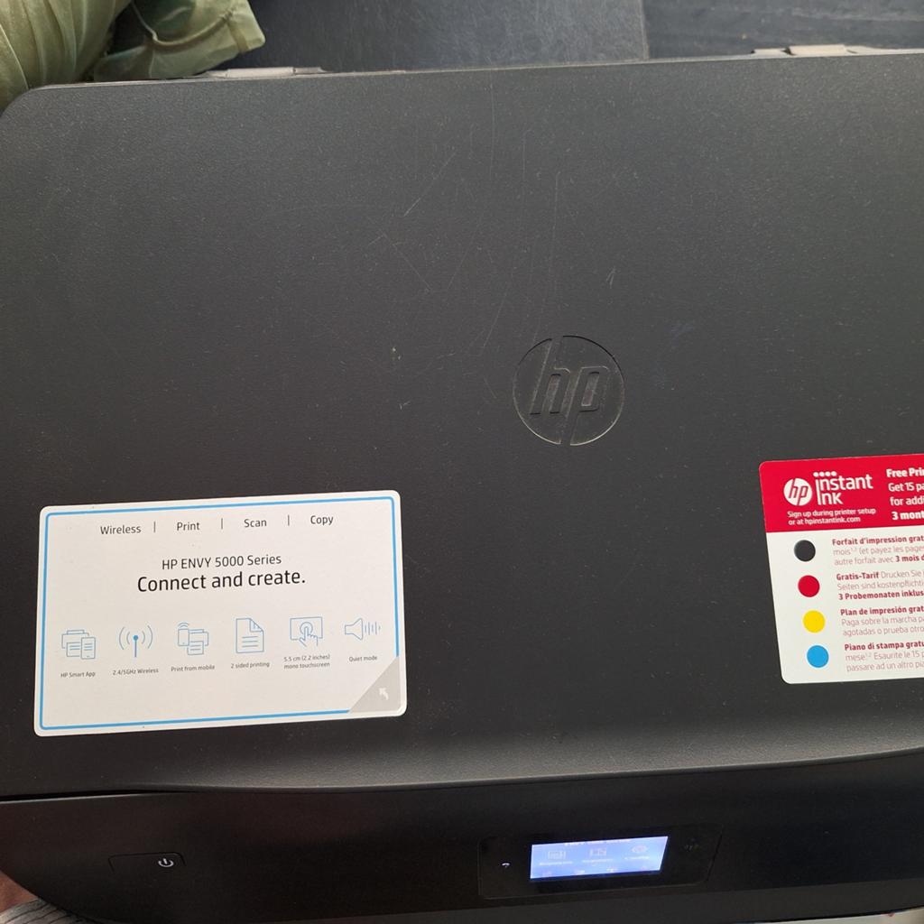 HP ENVY 5000 Series All-in-One Printer, Computers en Software, Printers, Ophalen, Kleur printen, Gebruikt, Inkjetprinter
