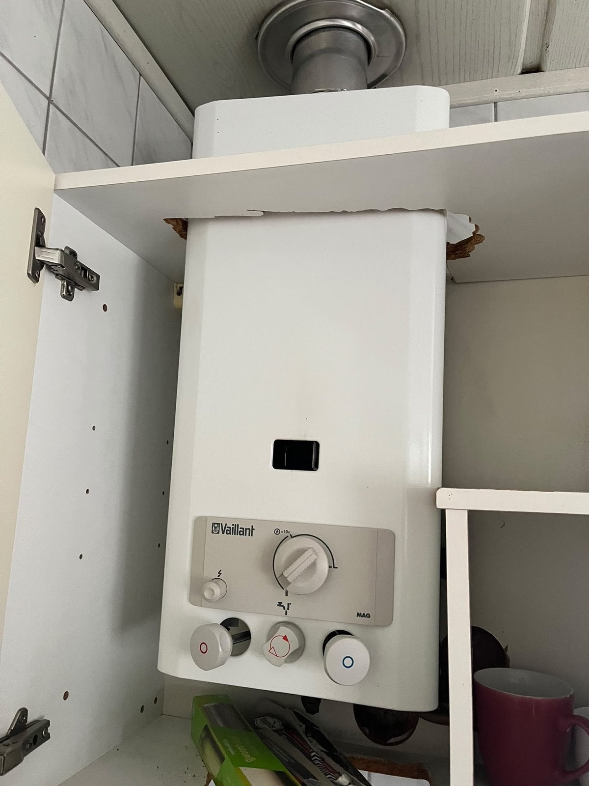 Vaillant MAG Geiser - Compact en Efficiënt, Ophalen, Aardgas, Geiser, Zo goed als nieuw