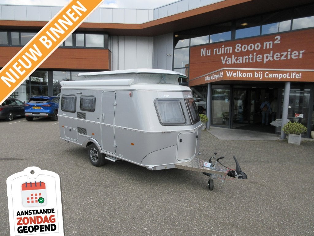 Eriba Touring 530 !! NIEUW BIJ CAMPOLIFE !!, Dwarsbed, 4 tot 5 meter, Overige, Tot en met 3