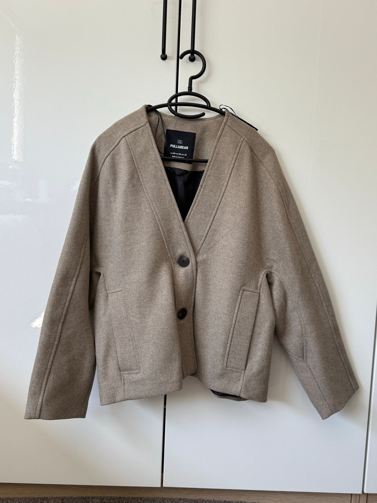Nieuw Pull&Bear jasje maat XS, Verzenden, Nieuw, Maat 34 (XS) of kleiner, Beige