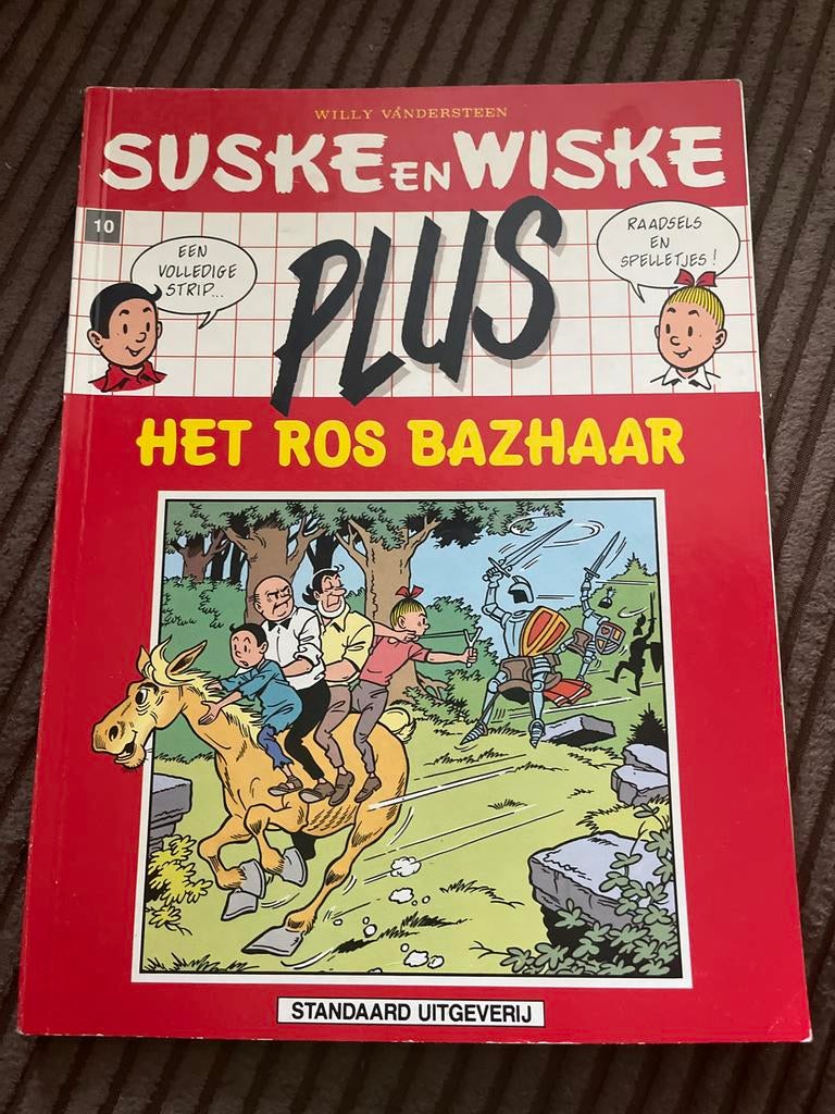 Suske en Wiske Plus 10: Het Ros Bazhaar, Eén stripboek, Ophalen of Verzenden, Gelezen