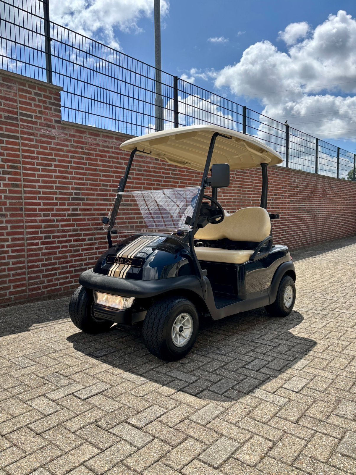 Prachtige Elektrische Clubcar Golfkar met Luxe Verlichting, Ophalen of Verzenden, Zo goed als nieuw, Golfkar