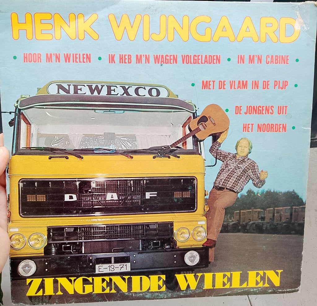 Henk Wijngaard - Zingende Wielen, Verzenden, Gebruikt, 12 inch, Levenslied of Smartlap