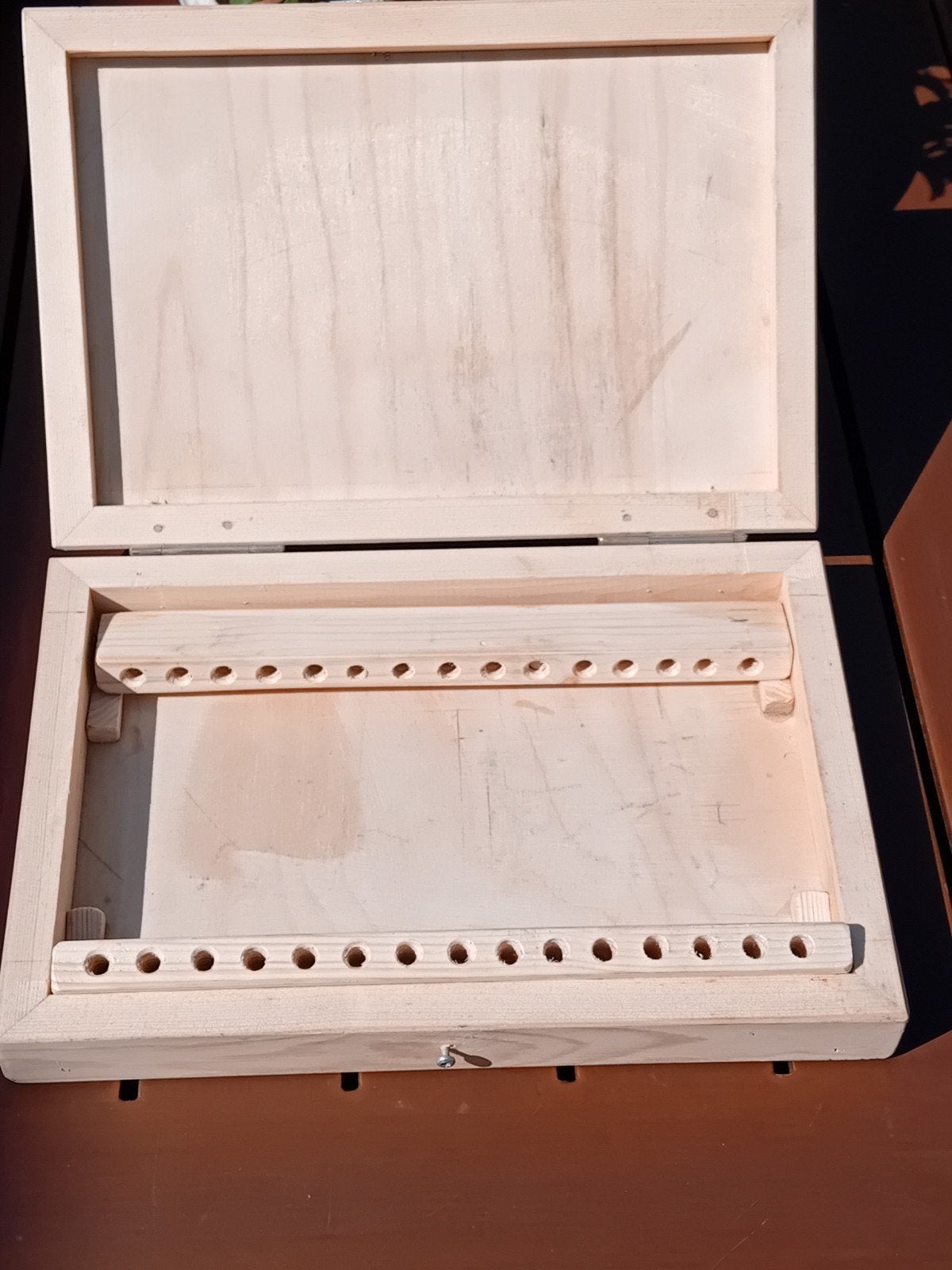 Houten kistje freesjes-cassette, Ophalen of Verzenden, Gebruikt, Overige soorten