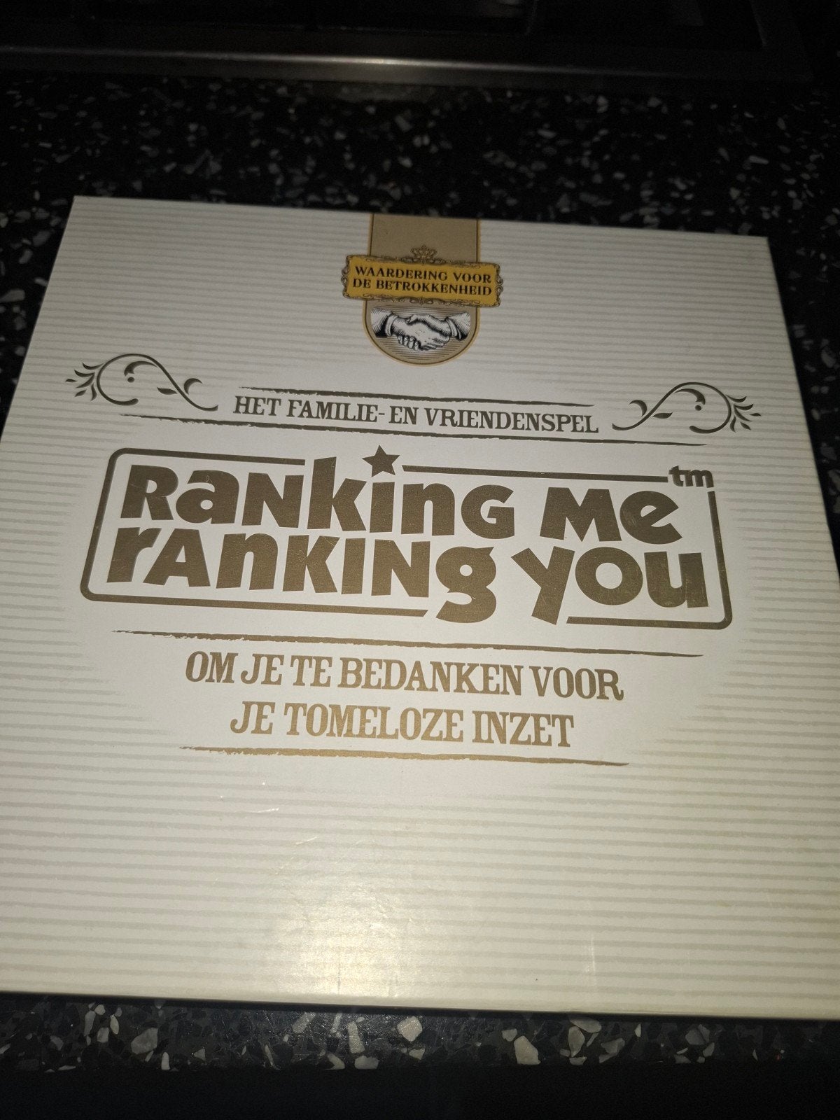 Ranking Me Ranking You - Het Familie- en Vriendenspel, Hobby en Vrije tijd, Drie of vier spelers, Ophalen of Verzenden, Zo goed als nieuw