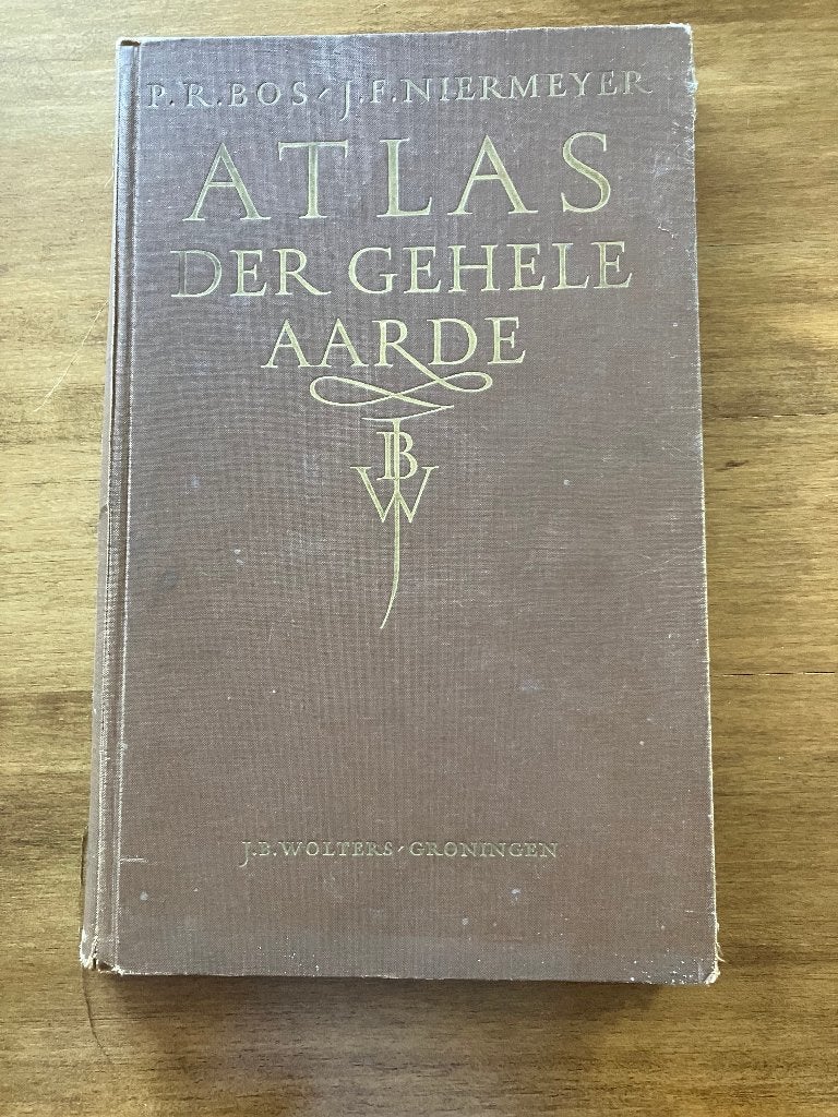 Bos Niermeyer atlas 60 jaar oud, Boeken, Gelezen, Bosatlas, Ophalen of Verzenden, Prof. dr. F.J. Ormeling
