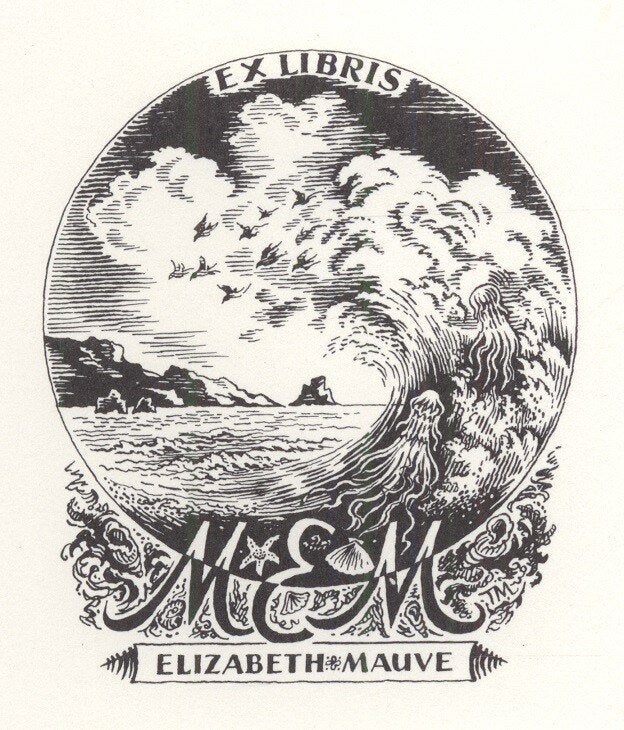 1741 Ex Libris Nederland : Thijs Mauve, 1982, Verzenden, Ex libris