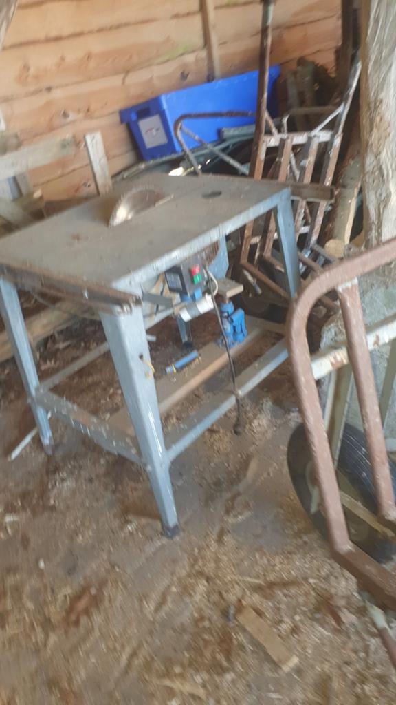 Zaagtafel, Doe-het-zelf en Verbouw, Gereedschap | Zaagmachines, Gebruikt, Cirkelzaag, Ophalen of Verzenden, 30 tot 70 mm