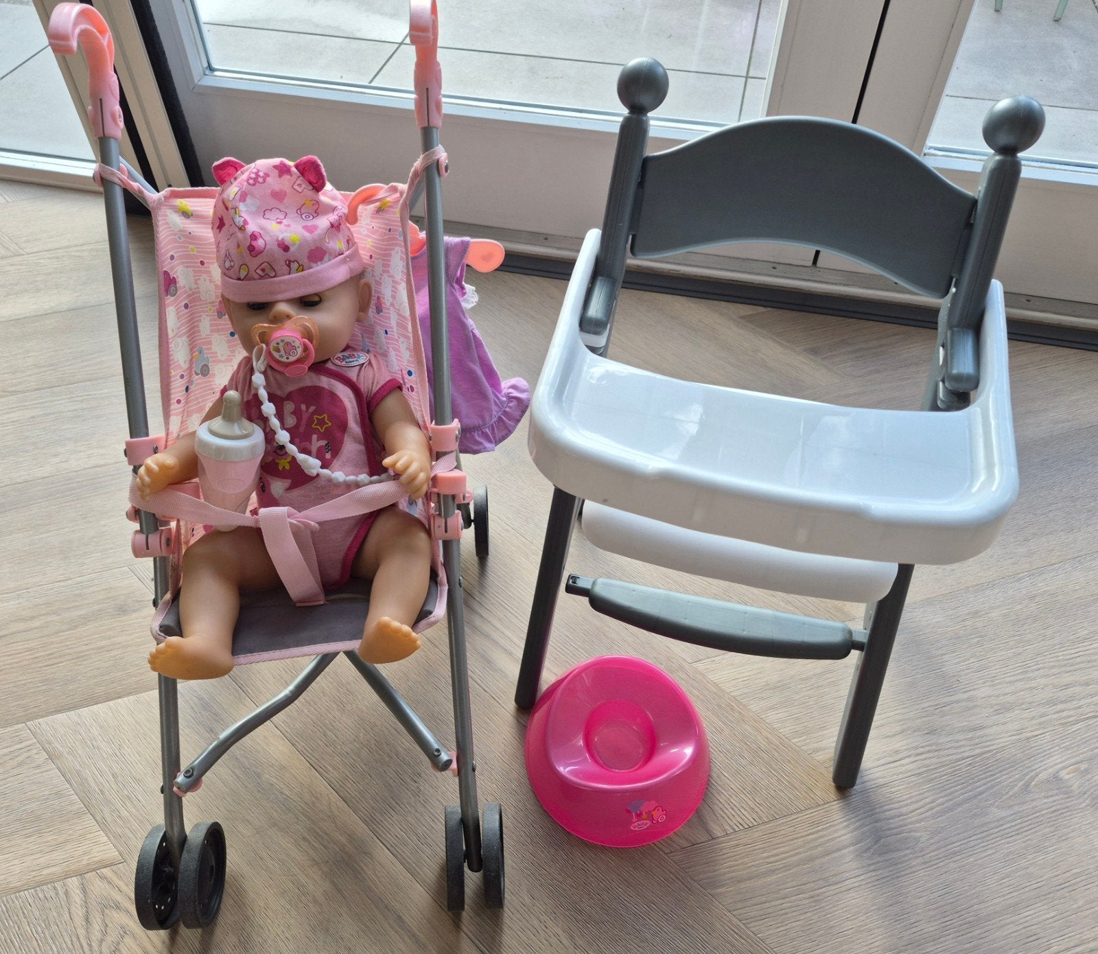 Baby Born pop met accessoires, Ophalen, Gebruikt, Babypop