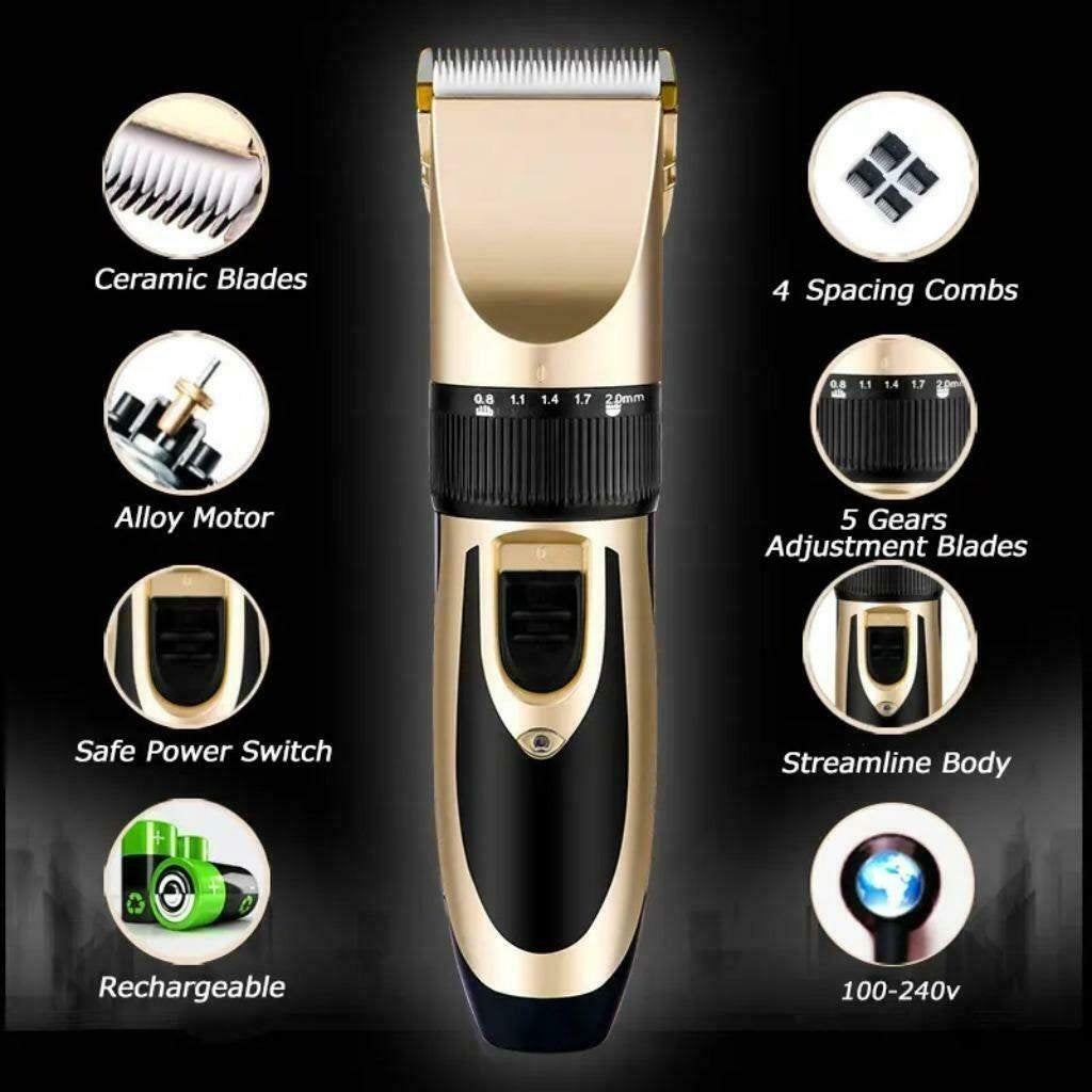 Professionele Oplaadbare Kappers Haar Trimmer Tondeuze, Ophalen of Verzenden, Nieuw, Tondeuse