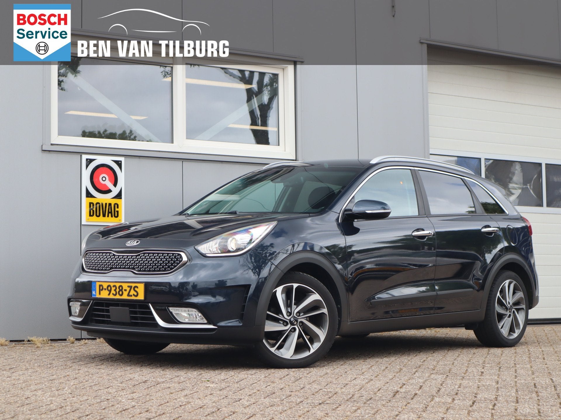 Kia Niro 1.6 GDi Hybrid BusinessLine / Stoel & Stuurverwamin, Auto's, Kia, Euro 6, 150 pk, Blauw, 23 km/l