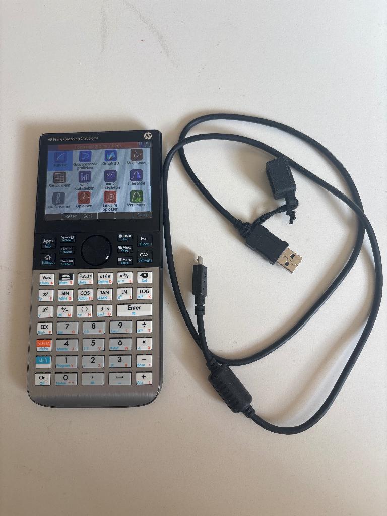 HP Prime Graphing Calculator, Diversen, Rekenmachines, Ophalen of Verzenden, Grafische rekenmachine, Zo goed als nieuw