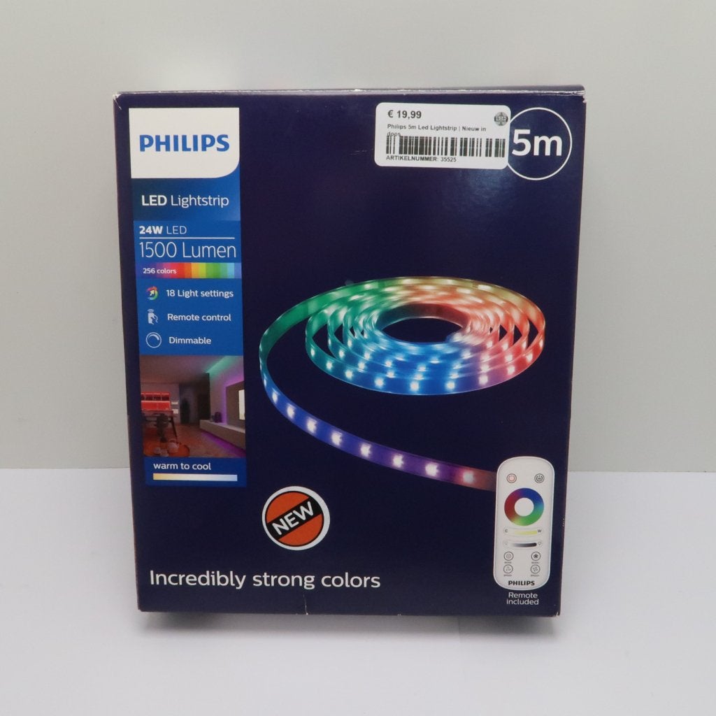 Philips LED Lightstrip 5m | Nieuw in Doos, Philips, Nieuw, Support@philips.com, Philips Center
Amstelplein 2
1096 BC Amsterdam
Netherlands