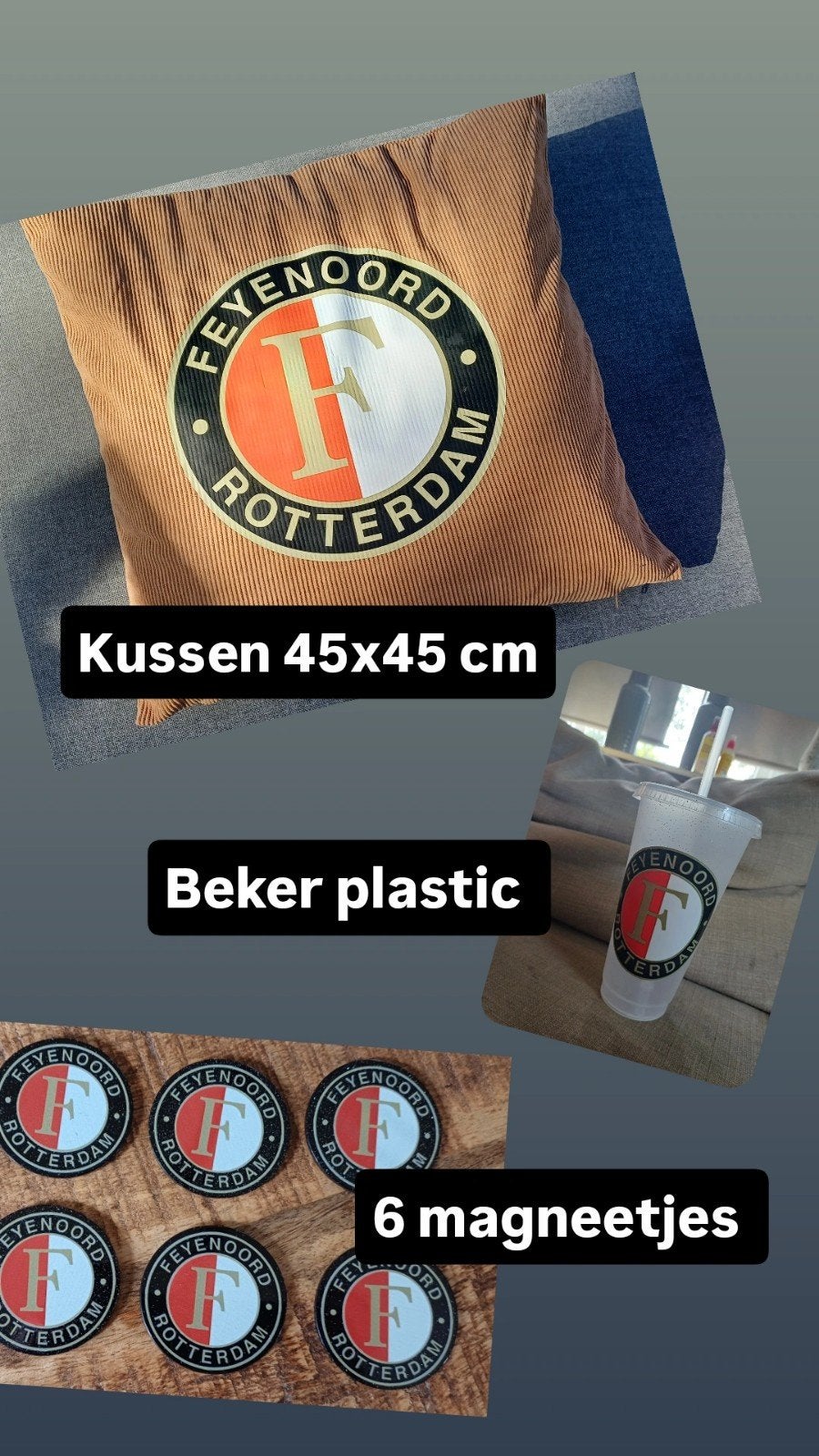 feyenoord setje nieuw, Ophalen of Verzenden, Nieuw