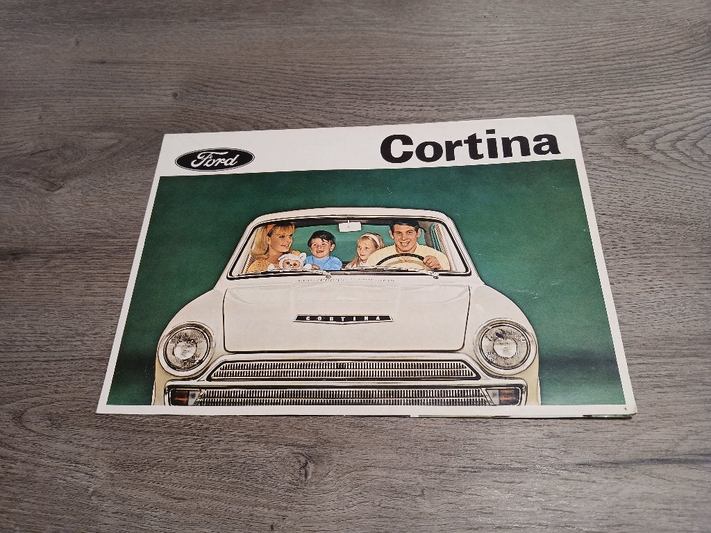 Ford Cortina Brochure, Ophalen of Verzenden, Gelezen, Ford
