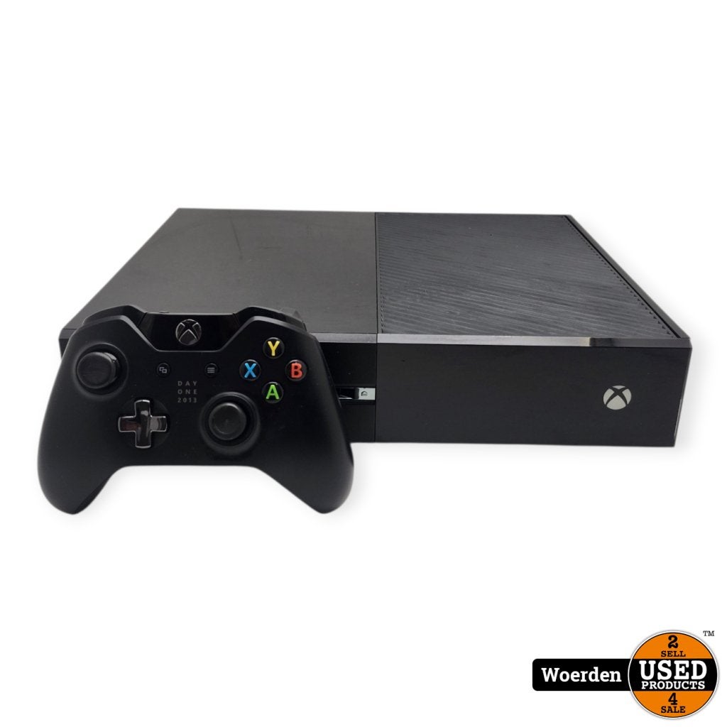 Xbox One 500GB Zwart | Nette staat | Met garantie, Spelcomputers en Games, Spelcomputers | Xbox One, Microsoft, Zo goed als nieuw