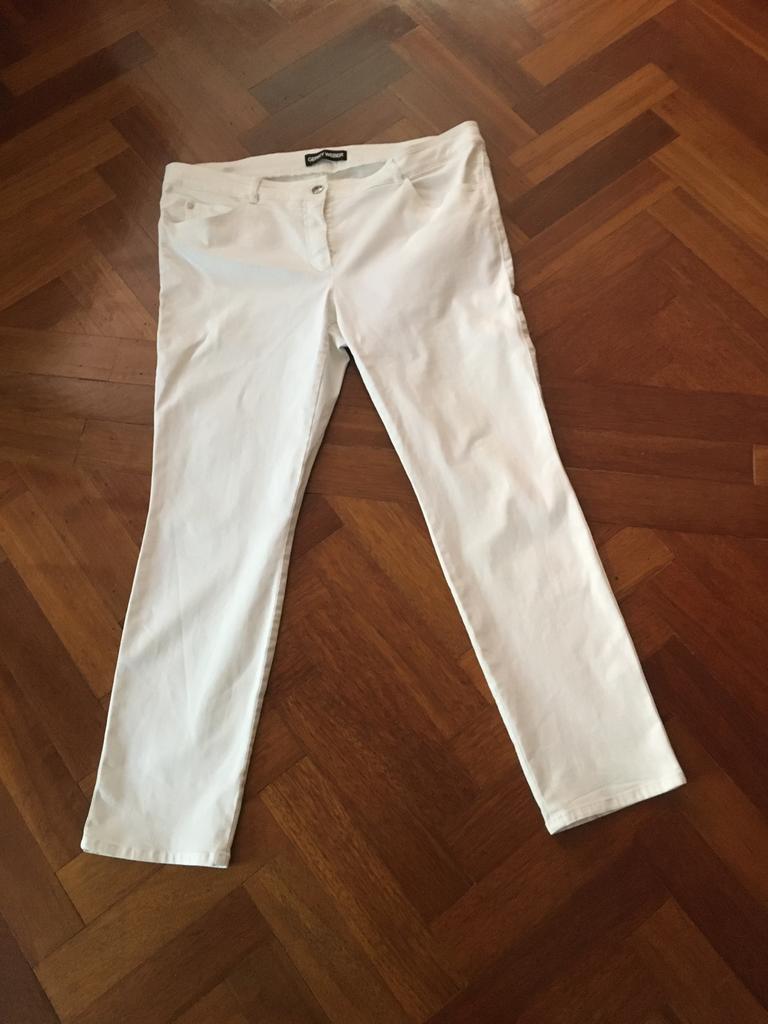 Witte broek van Gerry Weber  maat 46, Wit, Maat 46/48 (XL) of groter, Ophalen of Verzenden, Zo goed als nieuw