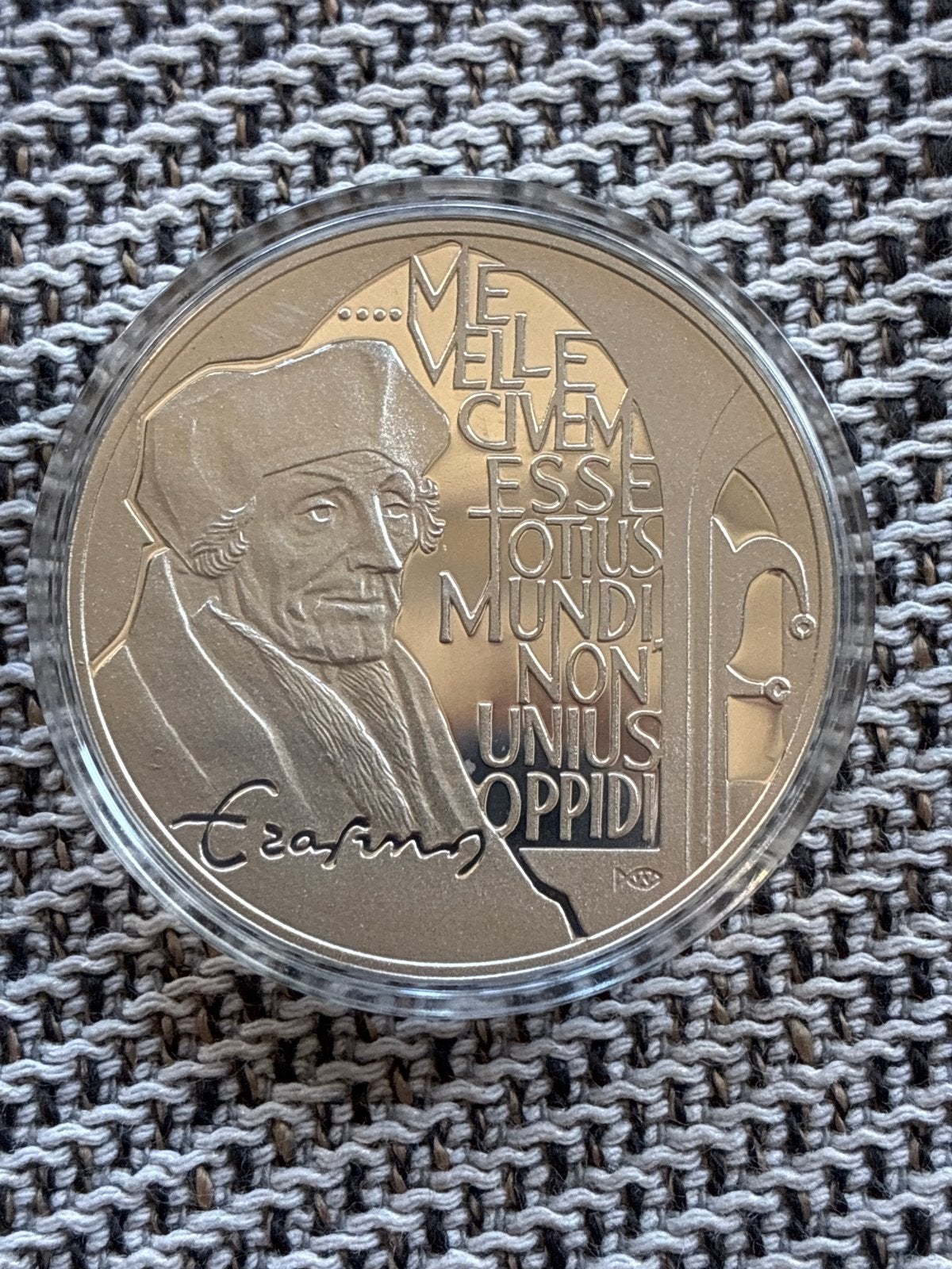 Zilveren 25 ECU munt 1991 Erasmus, Postzegels en Munten, Koningin Beatrix, Zilver, Losse munt, Overige waardes