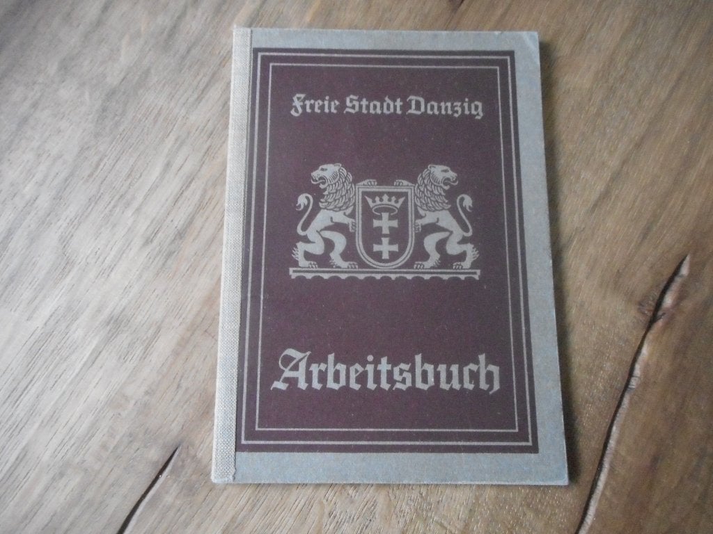 Arbeitsbuch Danzig, Verzamelen, Militaria | Tweede Wereldoorlog, Verzenden, Nederland, Embleem of Badge