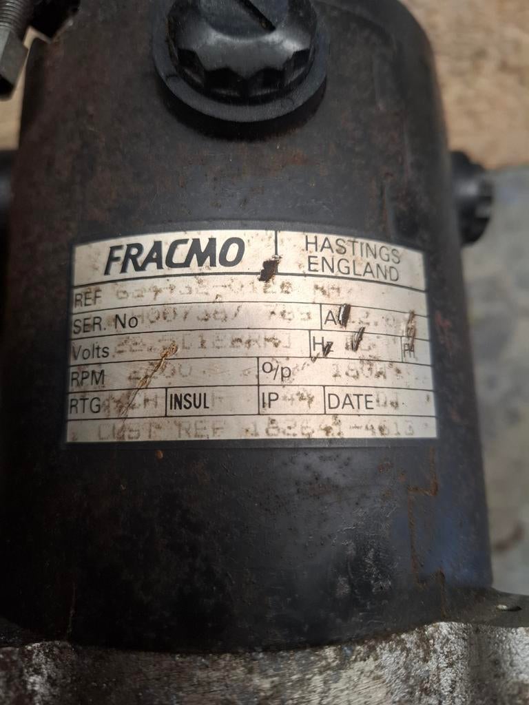 Fracmo Elektromotor (2 stuks) - Hastings, Engeland, Ophalen, Gebruikt, Elektromotor