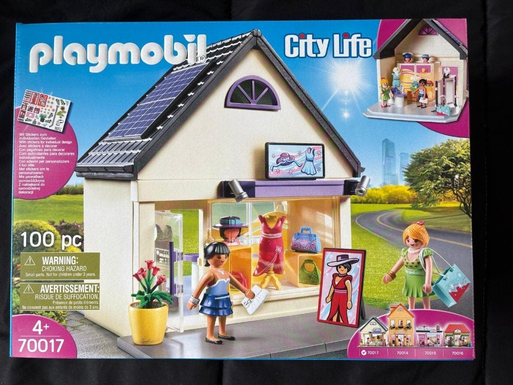NIEUW: Playmobil City Life Modehuis/ Kledingwinkel (70017), Gebouw, Complete set, Nieuw, Ophalen of Verzenden